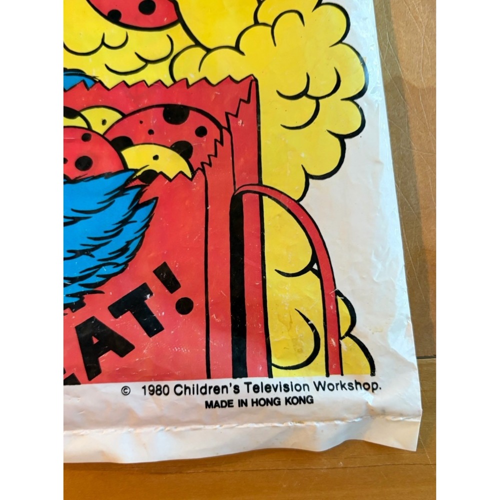 Vintage 80's 90s Halloween Trick Or Treat Bags Sesame Street & McDonald's Ghost - Picture 4 of 9